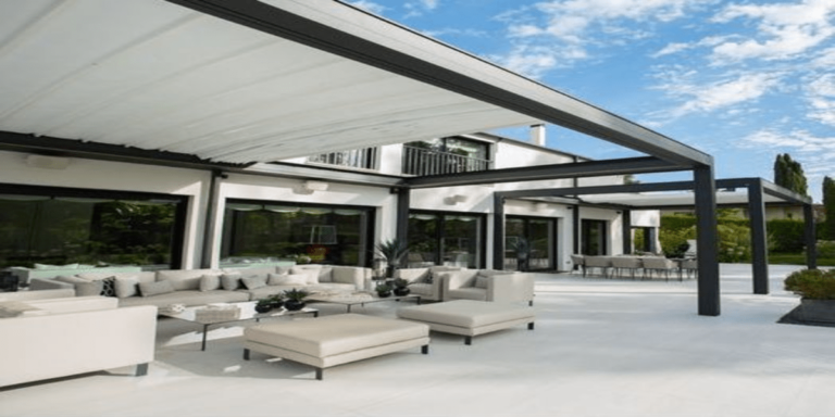 Buy Pergola with waterproof roof in USA KE Outdoor Design US 768x384