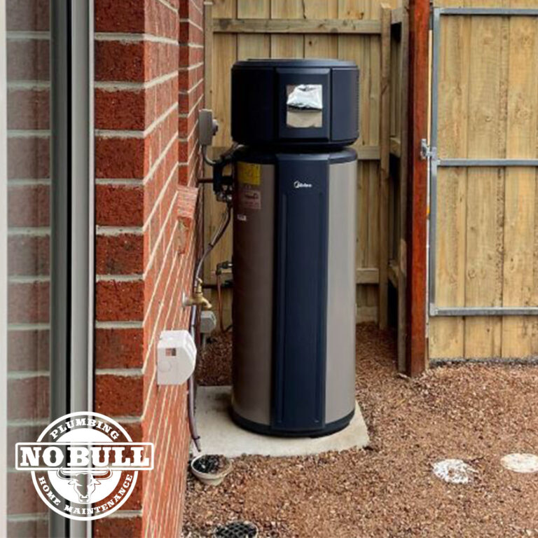 No Bull Plumbing & Home Maintenance Heat Pump Hot Water Systems Installation 01 768x768