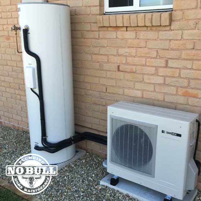 No Bull Plumbing & Home Maintenance Heat Pump Hot Water Systems Installation 02 768x768