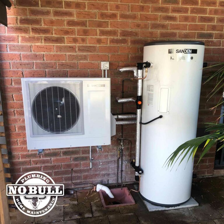 No Bull Plumbing & Home Maintenance Heat Pump Hot Water Systems Installation 03 768x768