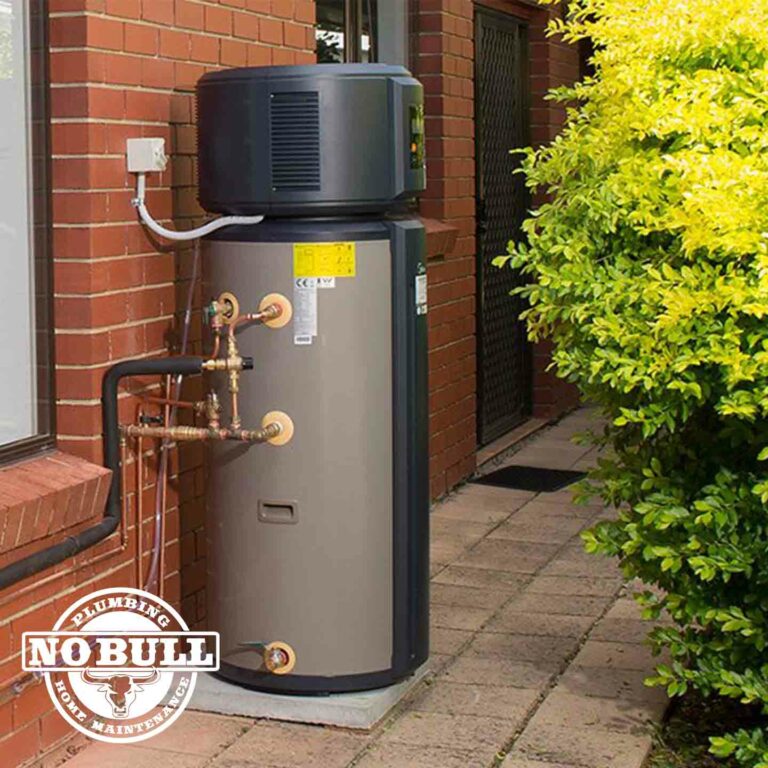No Bull Plumbing & Home Maintenance Heat Pump Hot Water Systems Installation 768x768