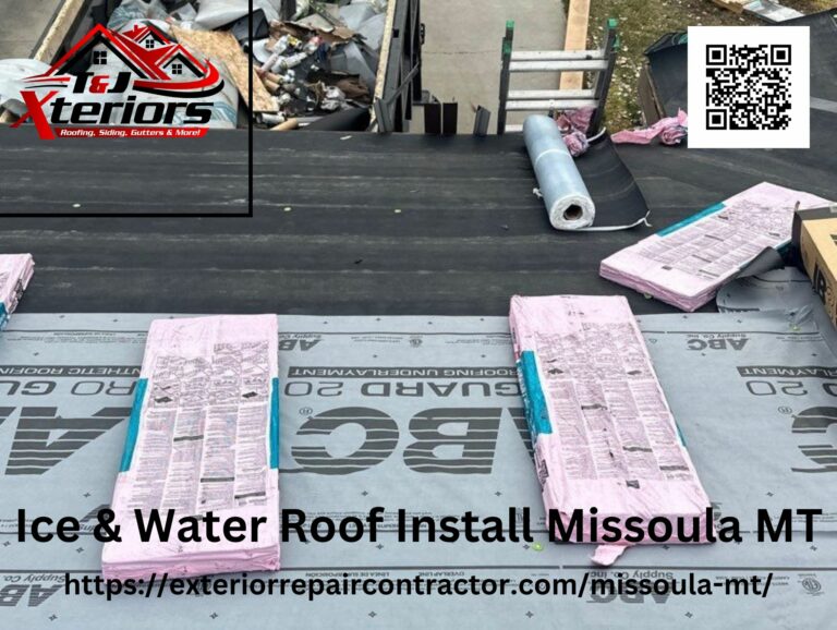 T & J Xteriors Ice Water Roof Install Missoula MT 768x578