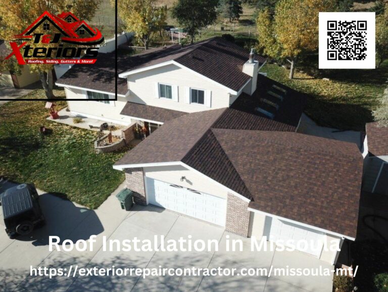 T & J Xteriors Roof Installation in Missoula 768x578