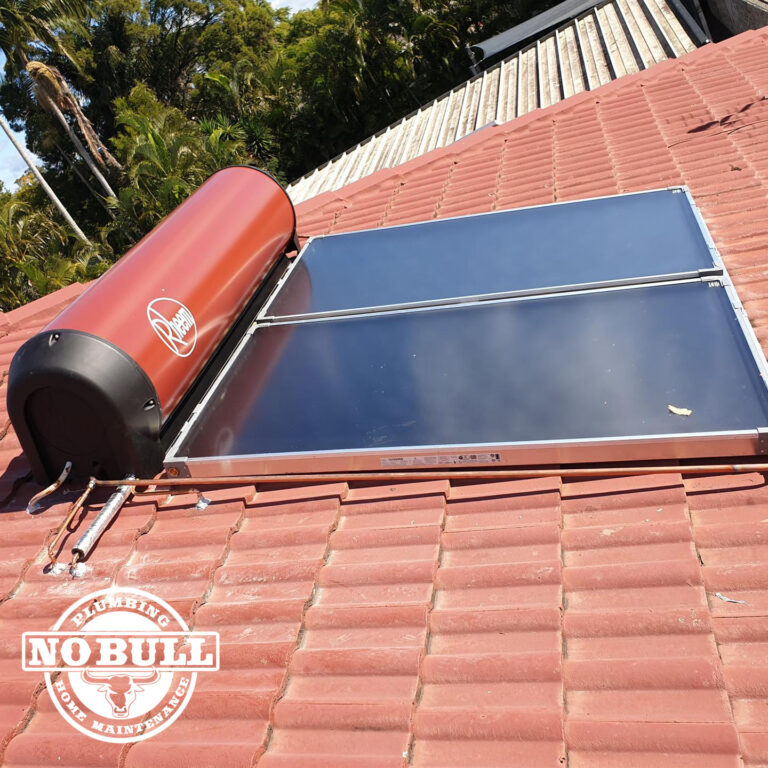 No Bull Plumbing & Home Maintenance Solar Hot Water System Installation 02 768x768