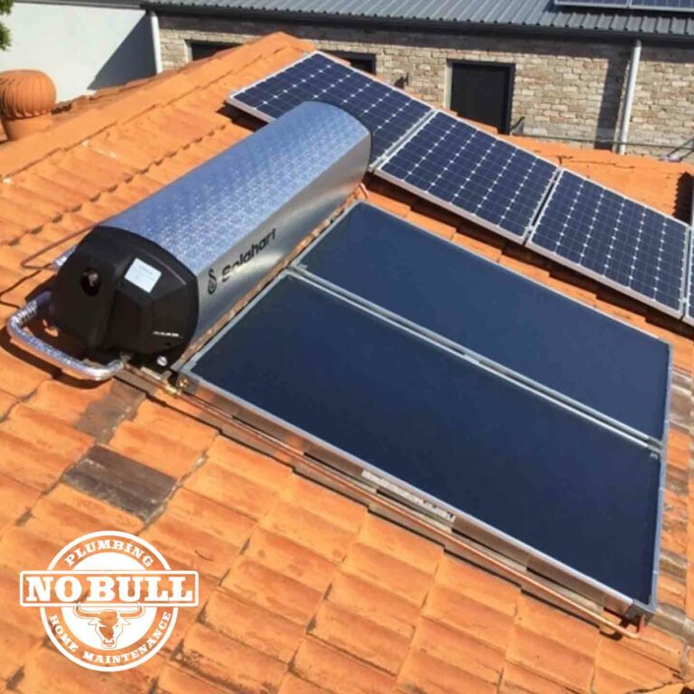 No Bull Plumbing & Home Maintenance Solar Hot Water System Installation 768x768