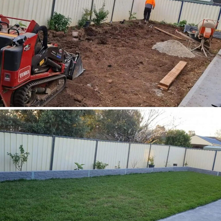Green Turf Landscaping before after 02 768x768