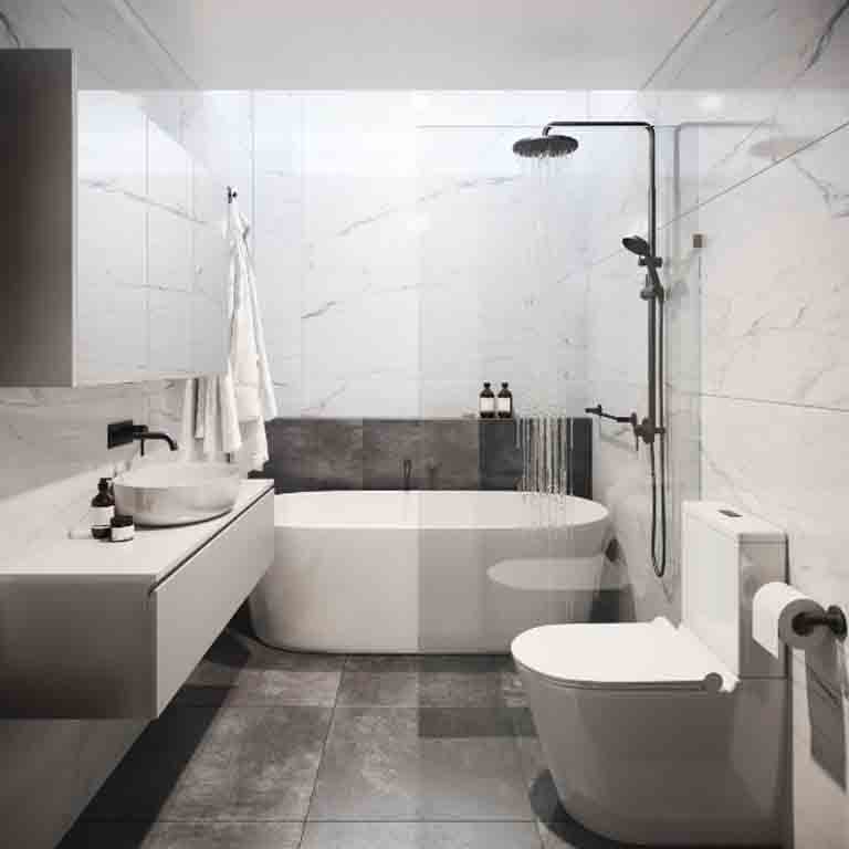 Auseal Waterproofing and Tiling Sydney modern bathroom