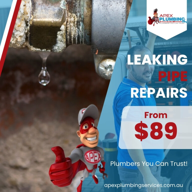Apex Plumbing Services Leaking Pipe Repair 2 768x768