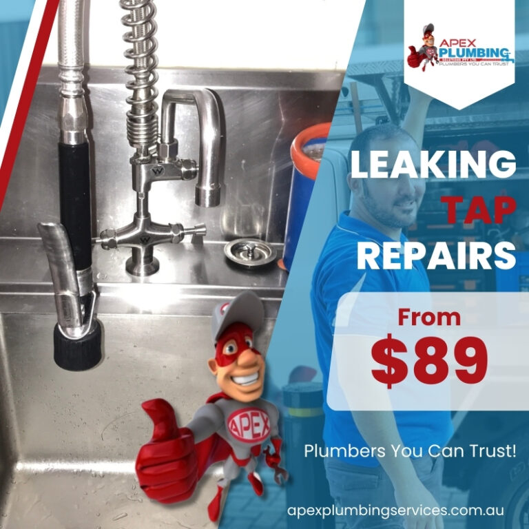 Apex Plumbing Services Leaking Tap Repairs 768x768