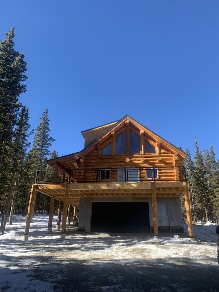 Bluebird Custom Homes cabin construction