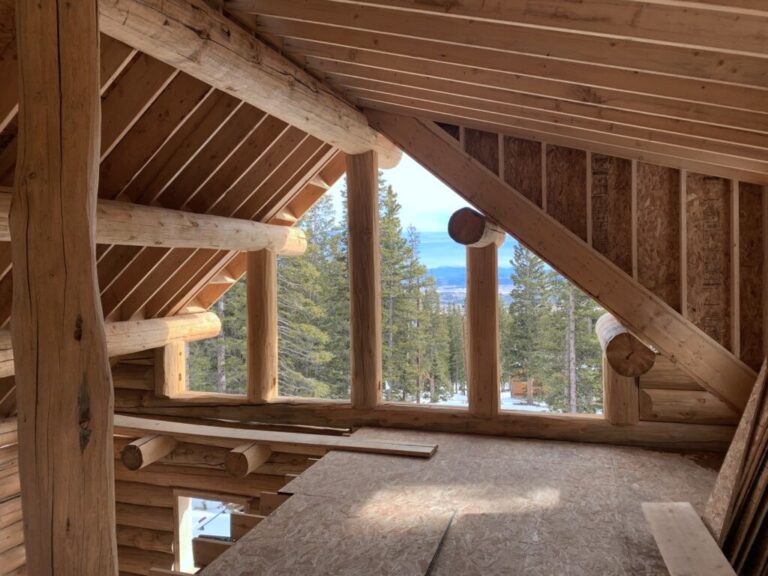 Bluebird Custom Homes custom cabin loft 768x576