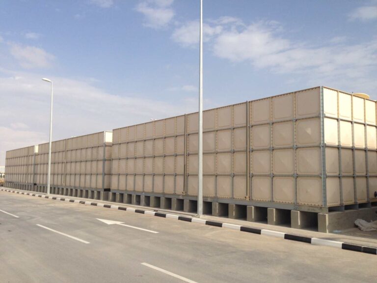 Large GRP panel type water tank by Solico 768x576