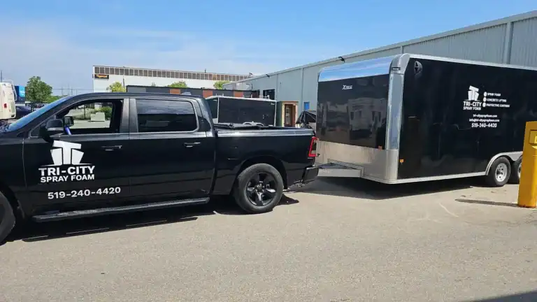 Tri city spray foam KItchener Ontario truck and trailer 768x432