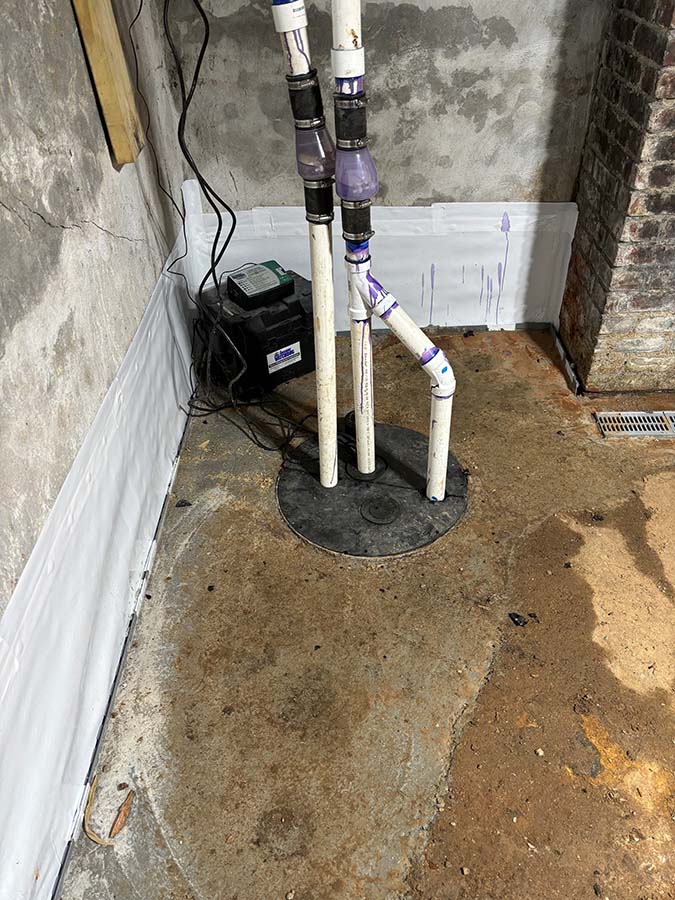 188 basement pipes for waterproofing