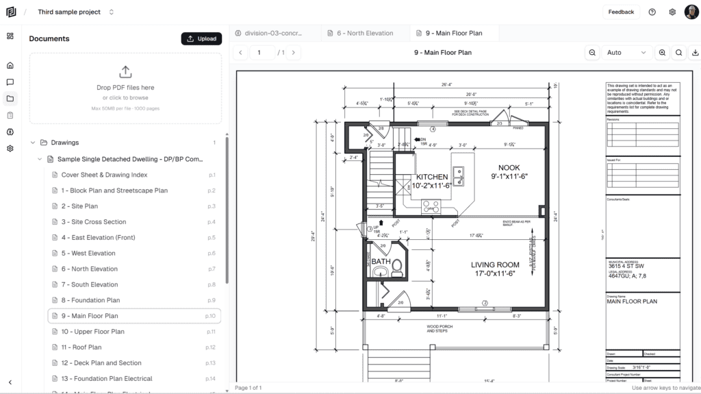 framework document view