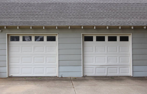 Two Car Garage Doors Conversion to Single Door
