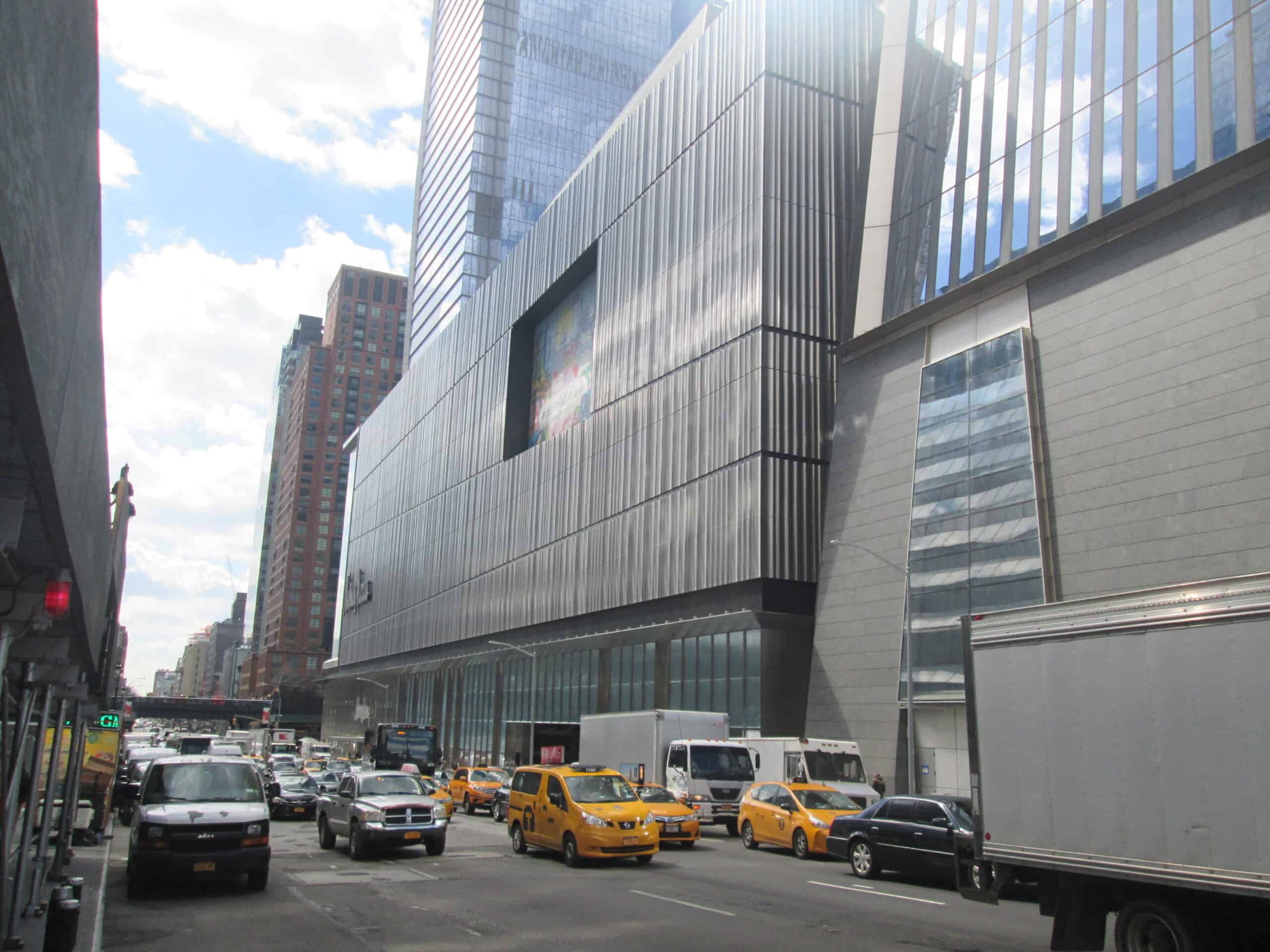 Hudson Yards Plaza on the West Side of Manhattan