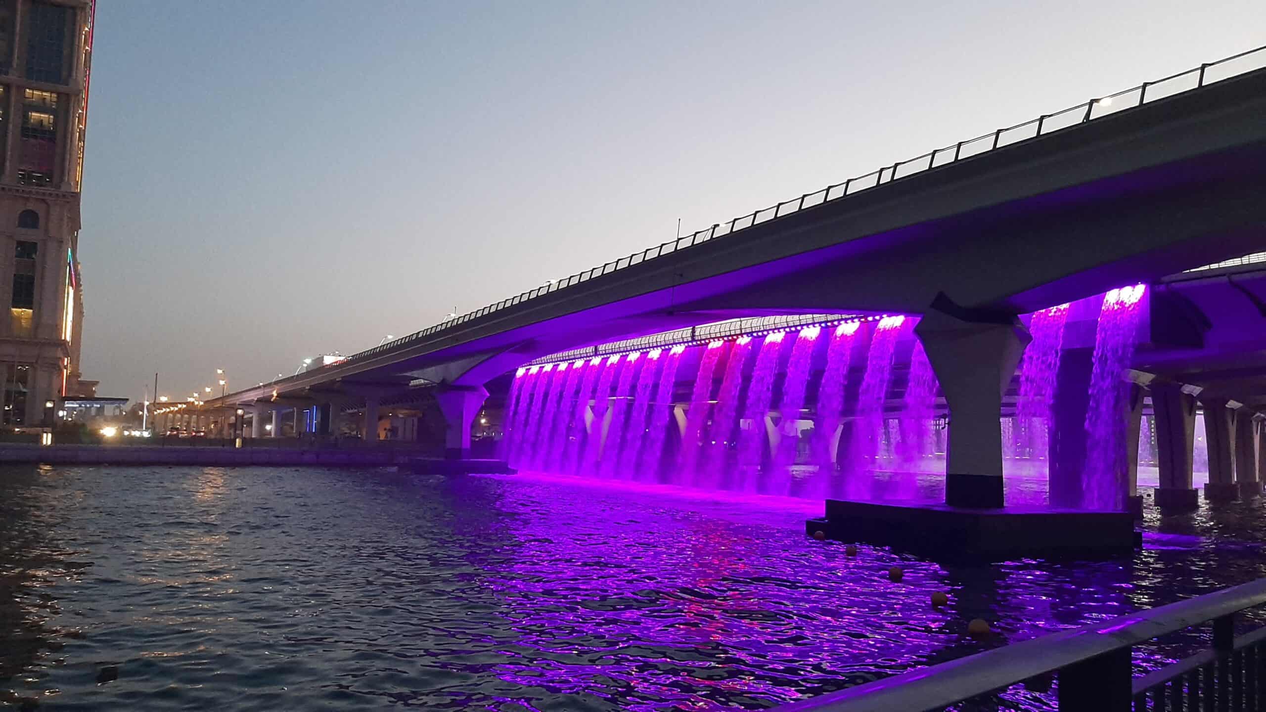 Dubai Water Canal in Business Bay, the district where Burj Binghatti is rising