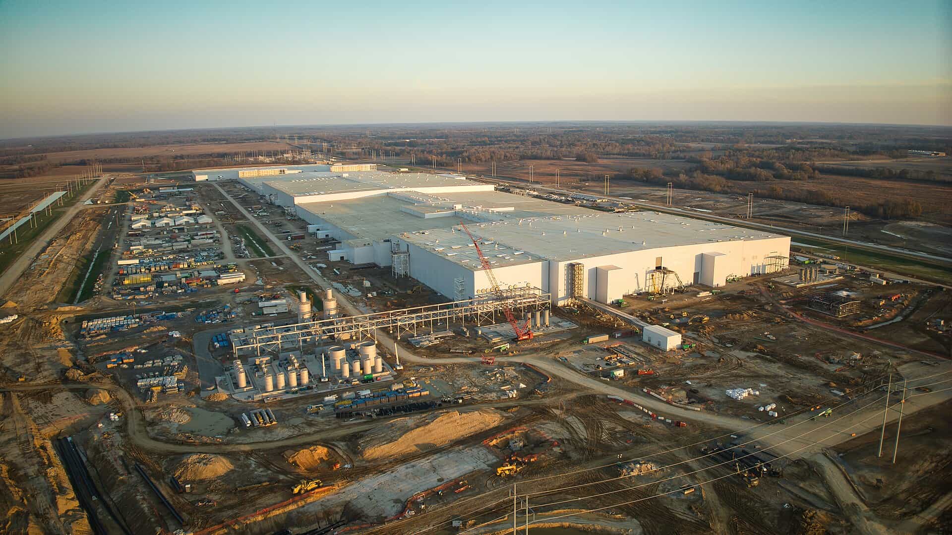 Ford BlueOval City manufacturing campus site in West Tennessee