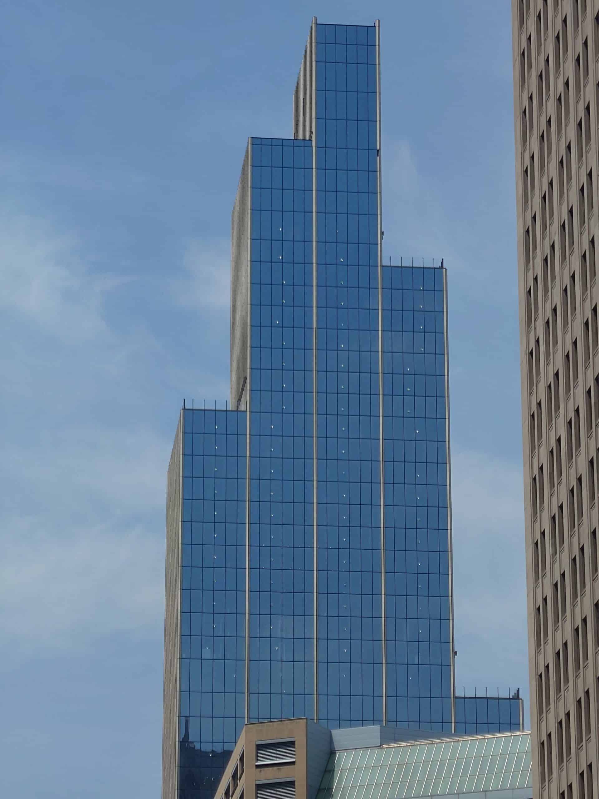 Hudson's Detroit mixed-use tower rising over downtown Detroit