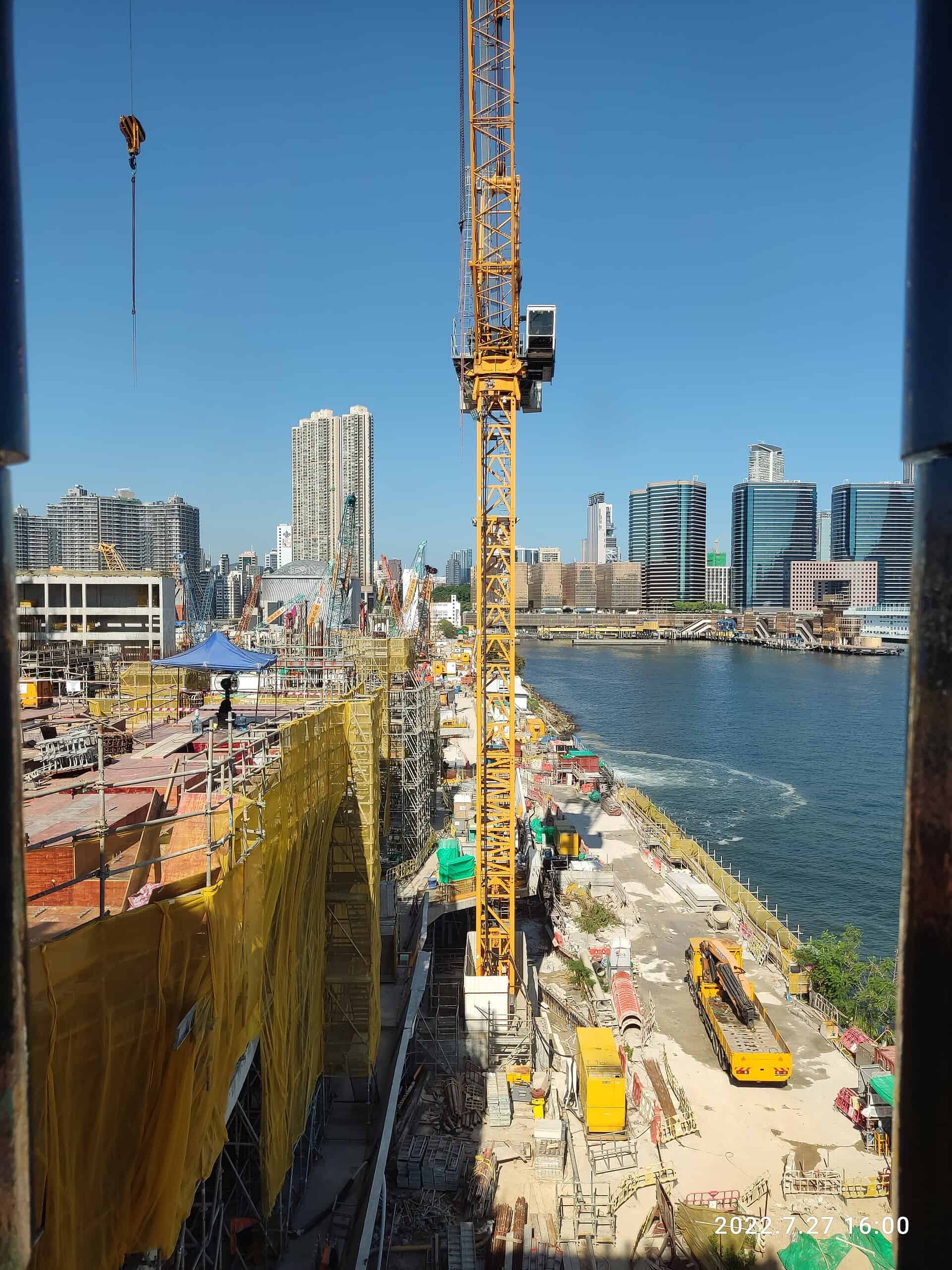 The M+ museum building in Hong Kong West Kowloon Cultural District