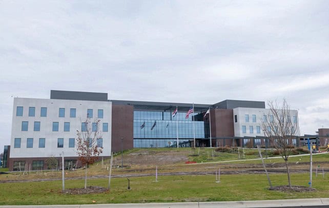 The Next NGA West headquarters building in St. Louis under construction