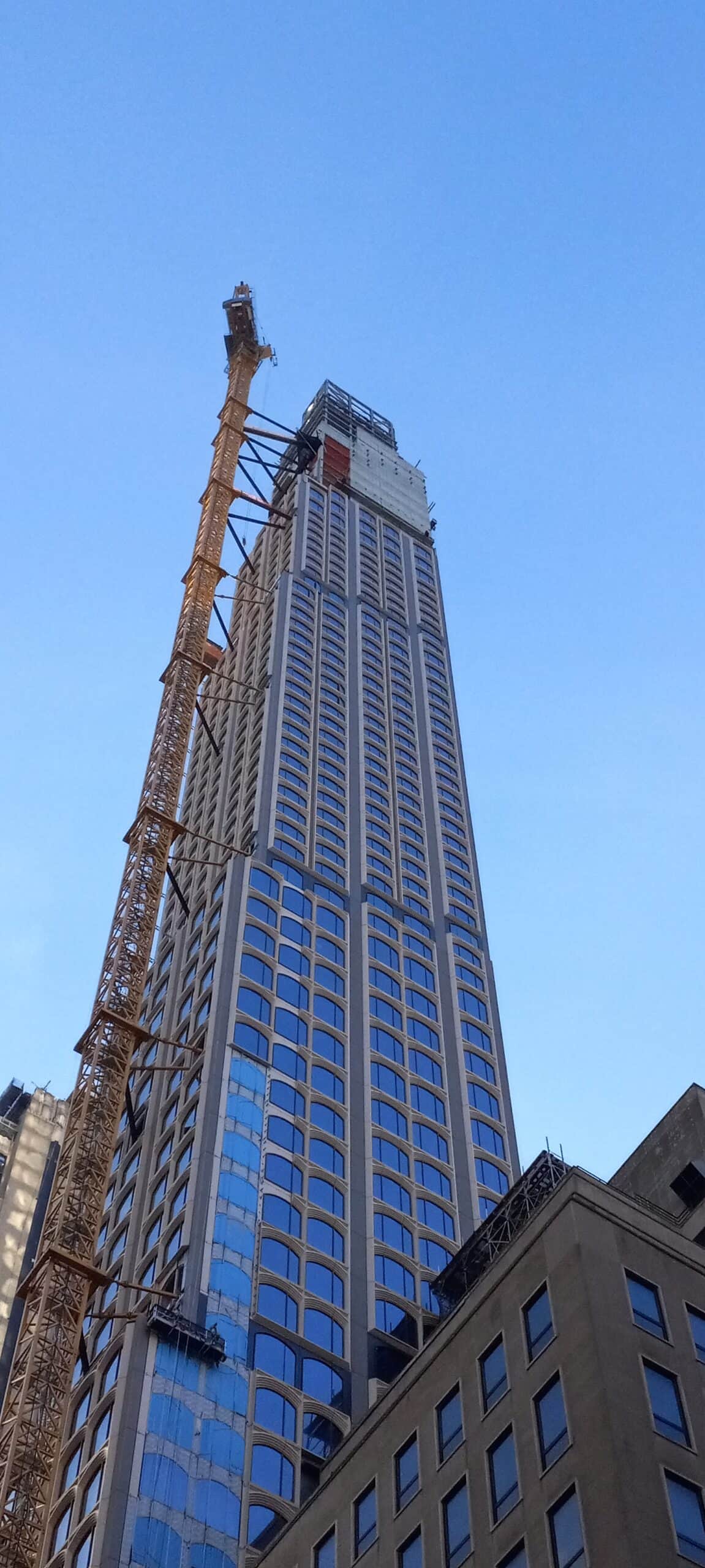 The 520 Fifth Avenue supertall tower rising in Midtown Manhattan