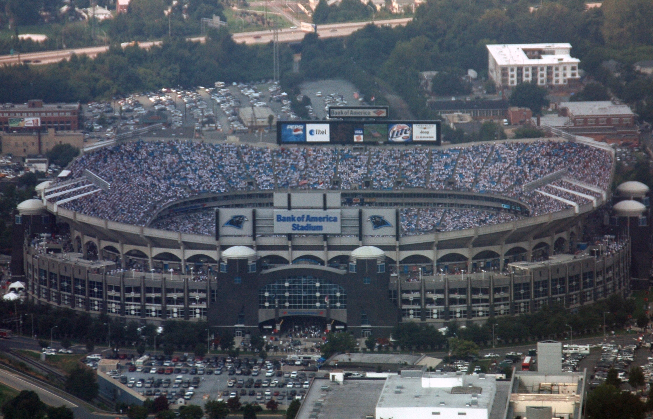 Bank of America Stadium in Charlotte, North Carolina