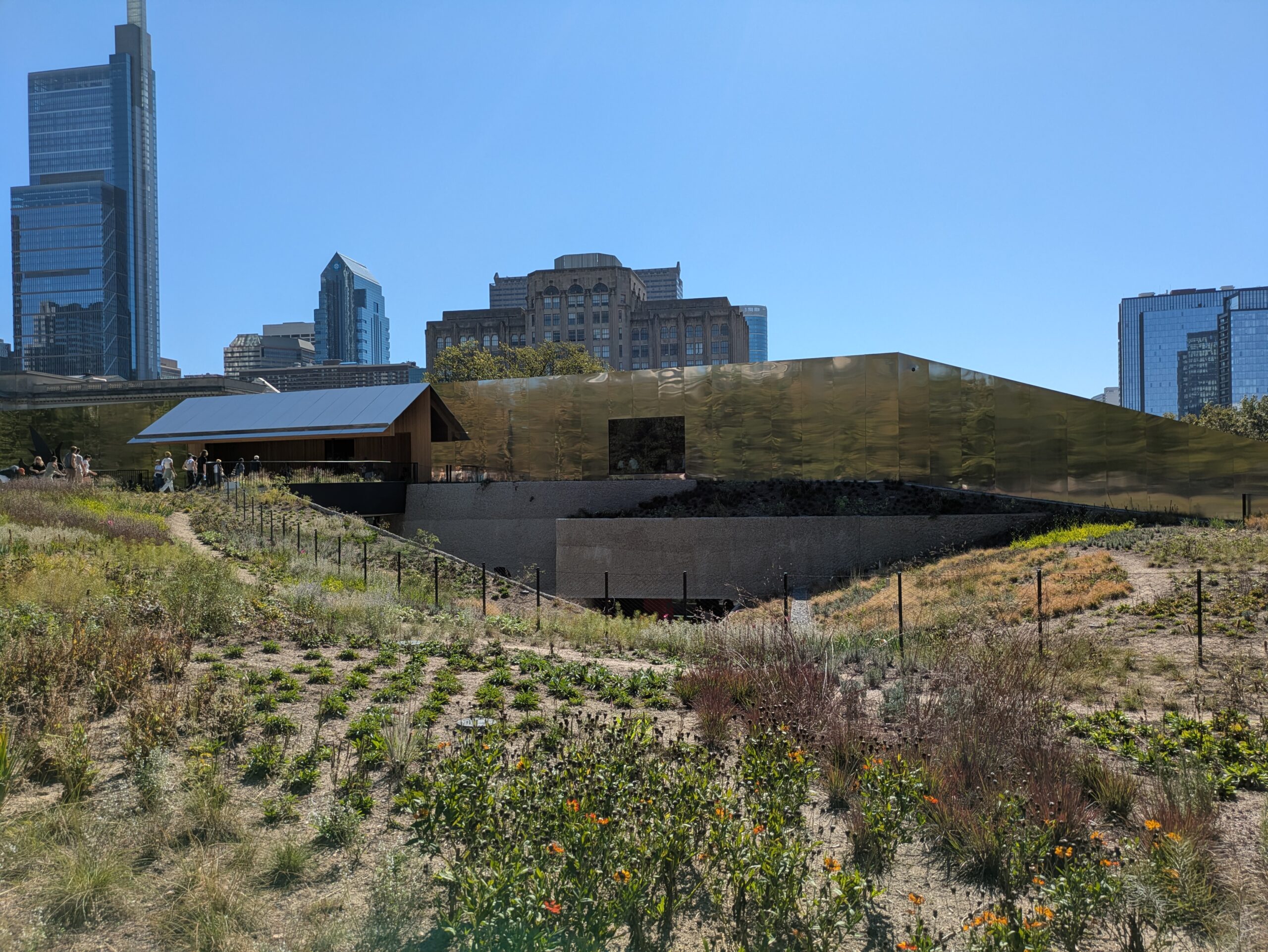 Calder Gardens building on the Benjamin Franklin Parkway in Philadelphia