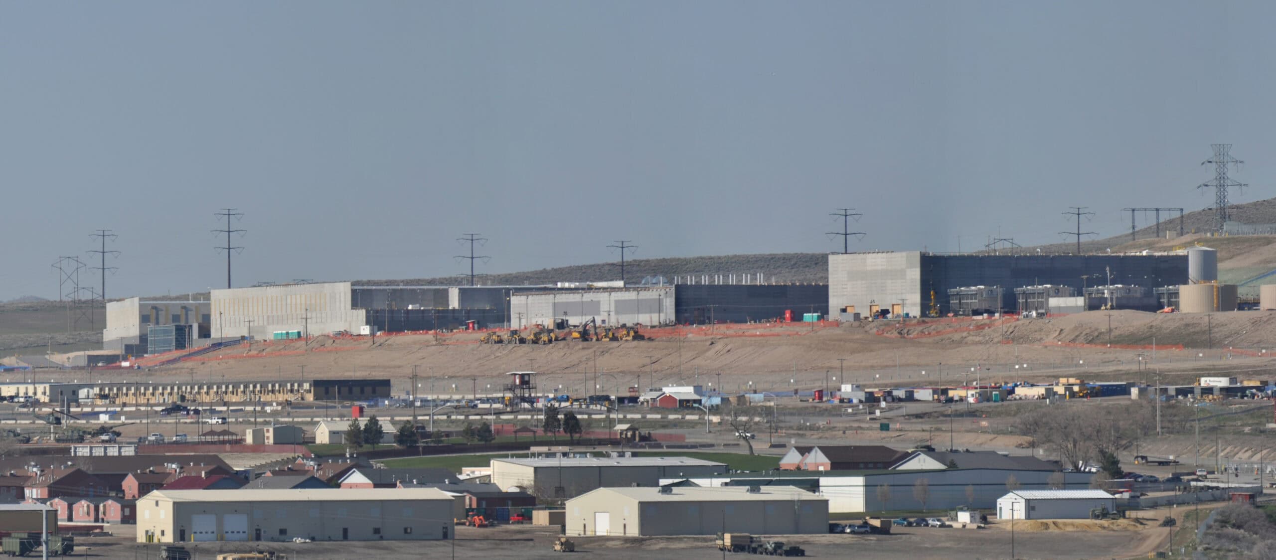 A large hyperscale data center campus