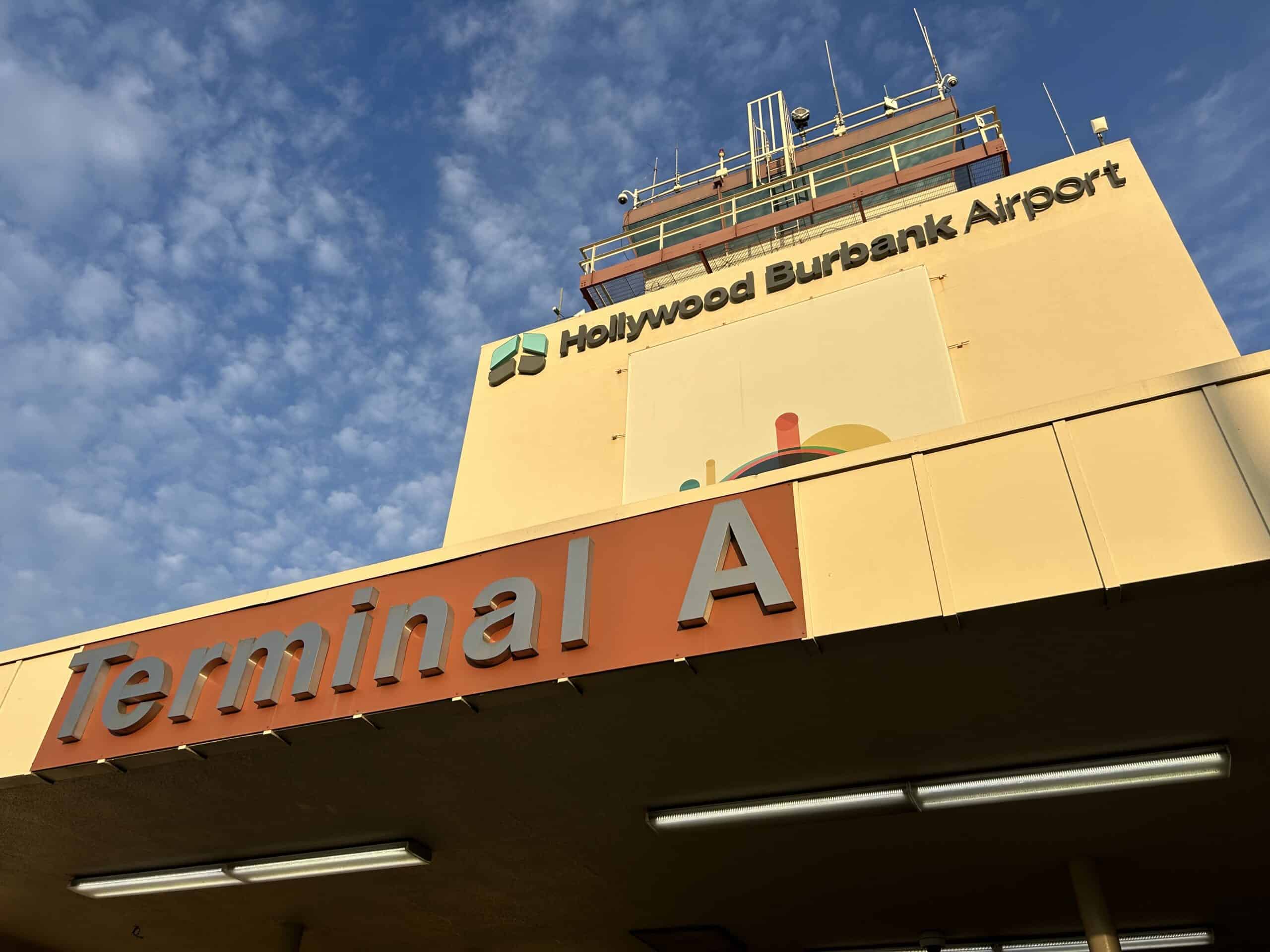 New Terminal A under construction at Hollywood Burbank Airport, February 2026