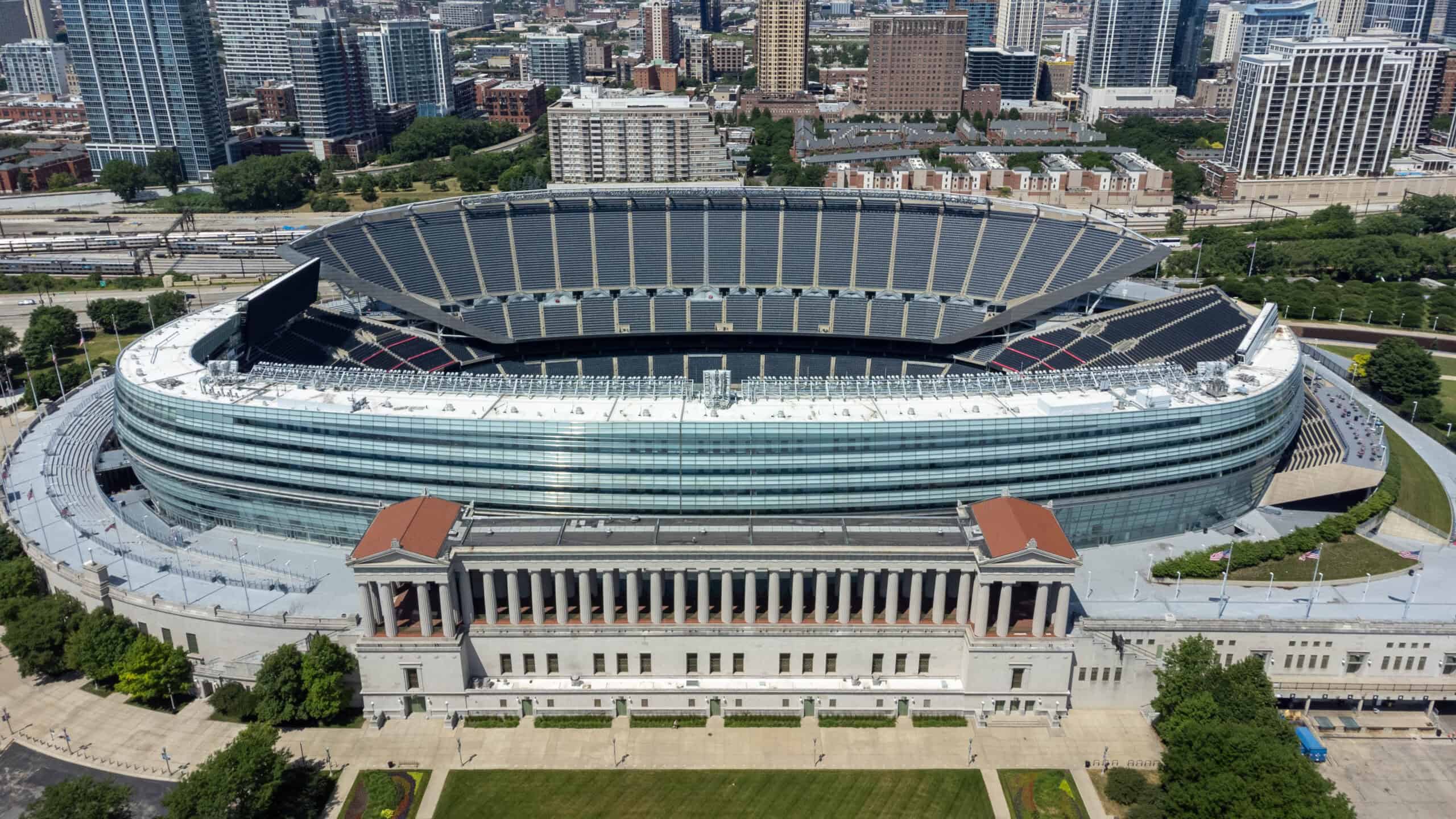 Soldier Field in Chicago, current home of the Chicago Bears