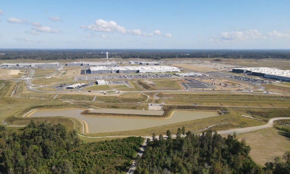 The Toyota Battery Manufacturing North Carolina plant in Liberty