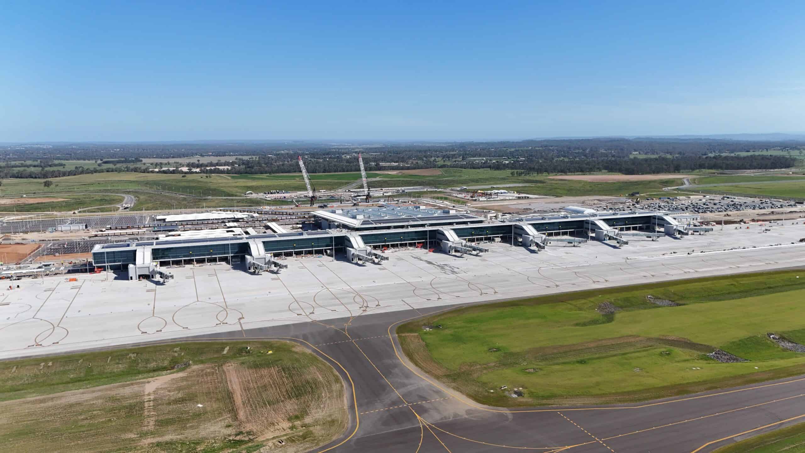 Passenger terminal of Western Sydney International Airport in 2025