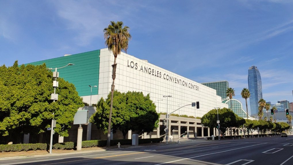 Projects Exterior of the Los Angeles Convention Center in downtown Los Angeles