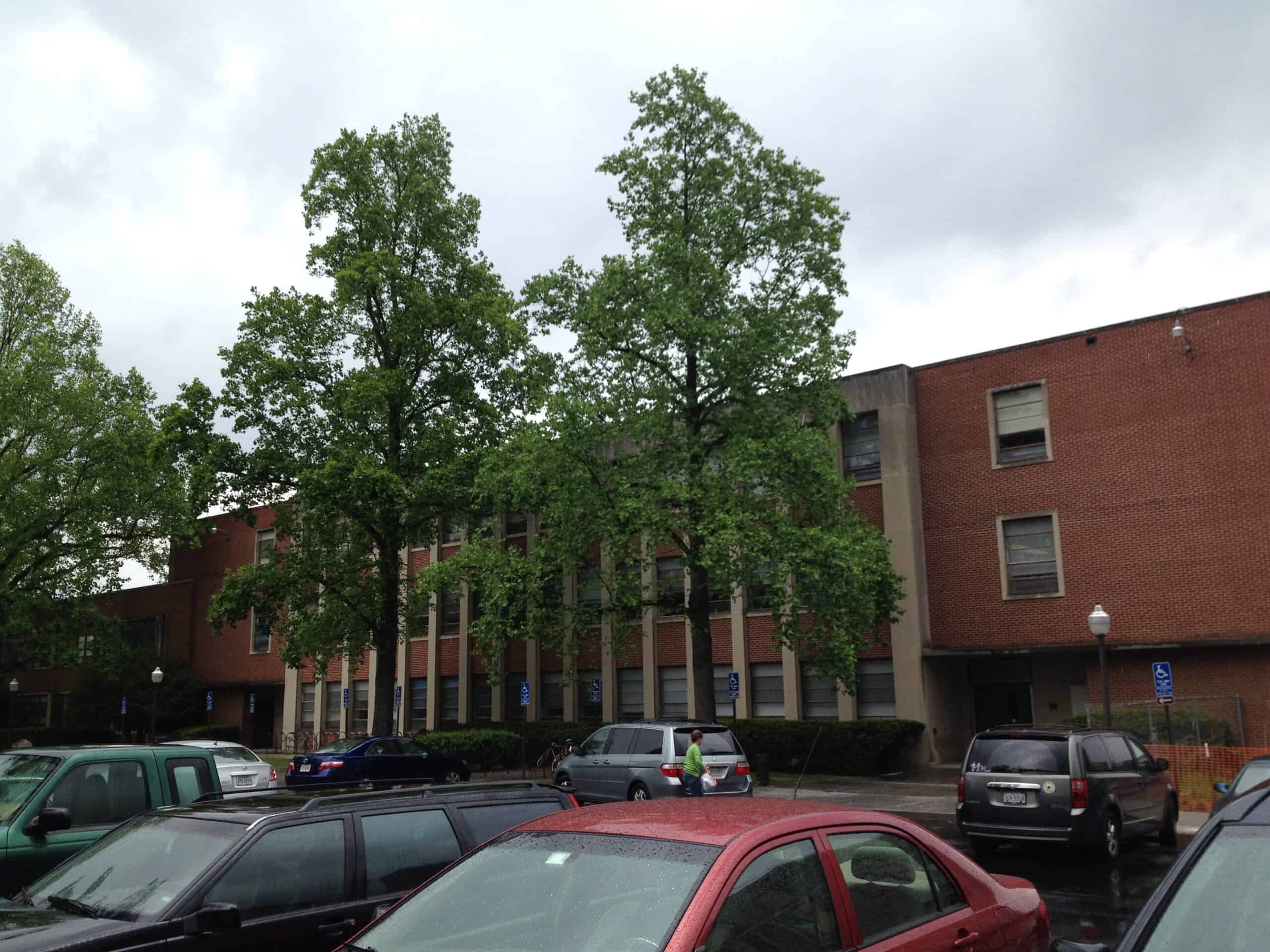 Randolph Hall on the Virginia Tech campus in Blacksburg, the building demolished in 2024 to make way for Mitchell Hall