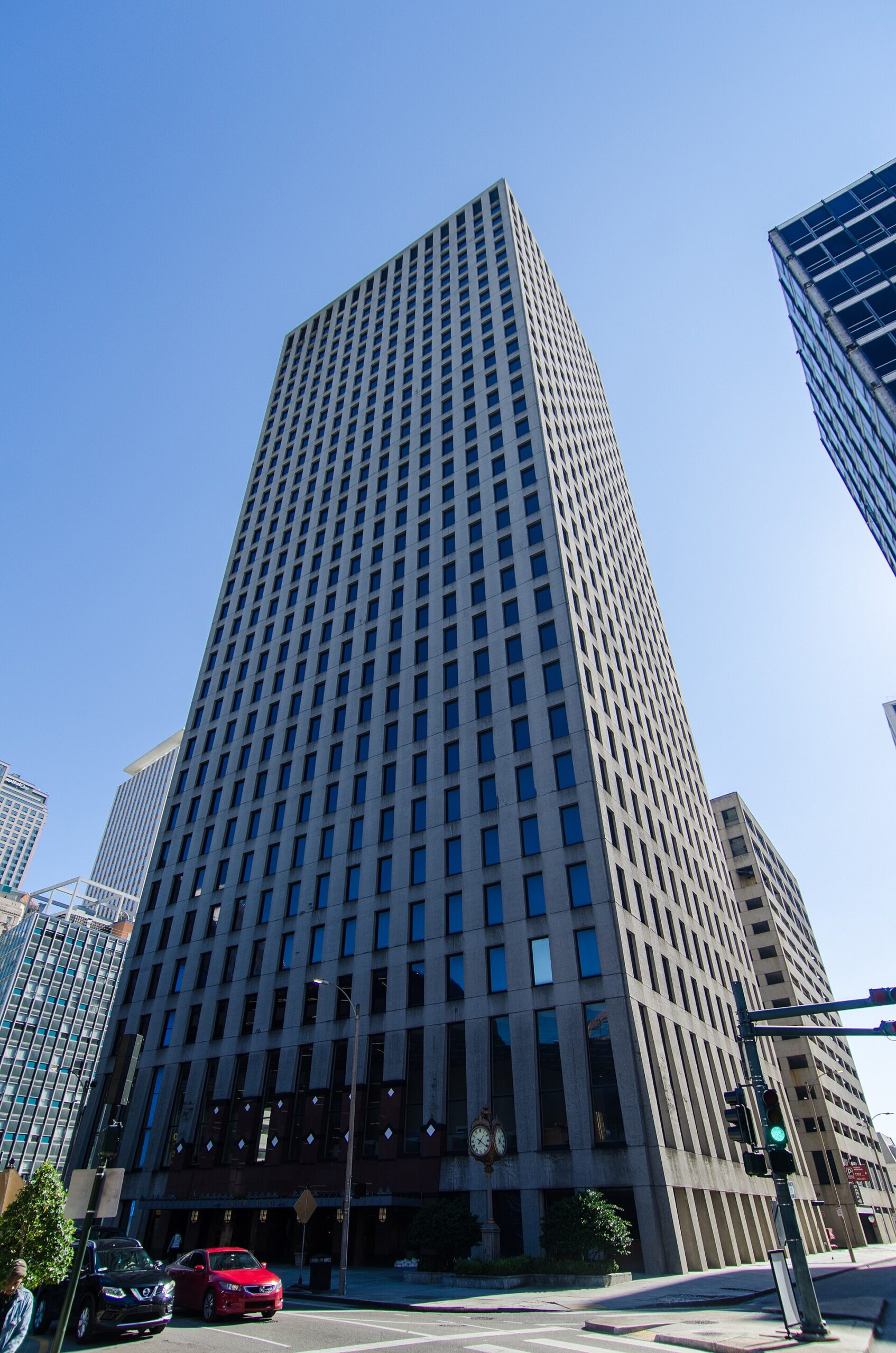 The 1010 Common Street tower in the New Orleans Central Business District