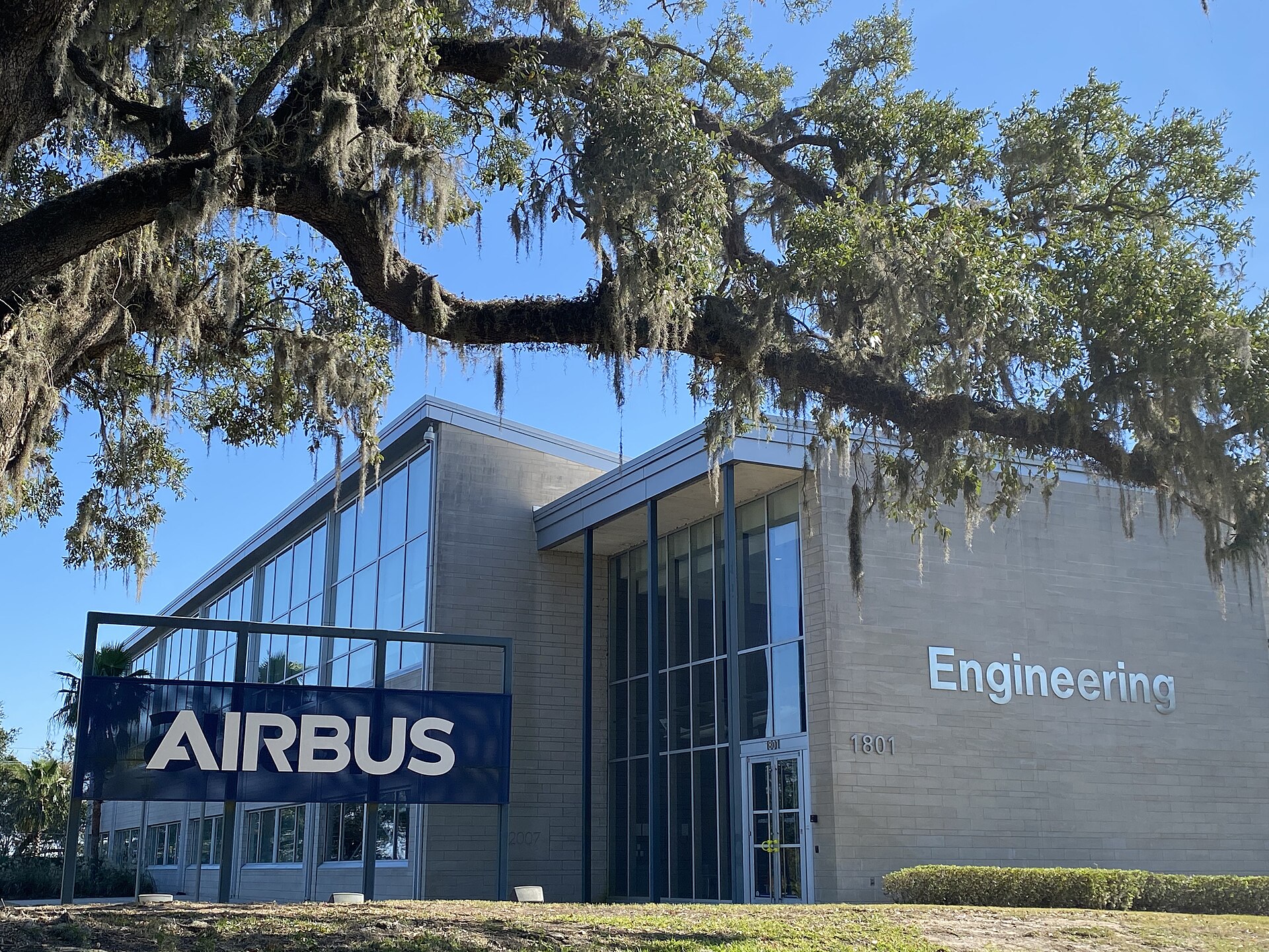 Airbus manufacturing facility at the Mobile Aeroplex at Brookley in Alabama