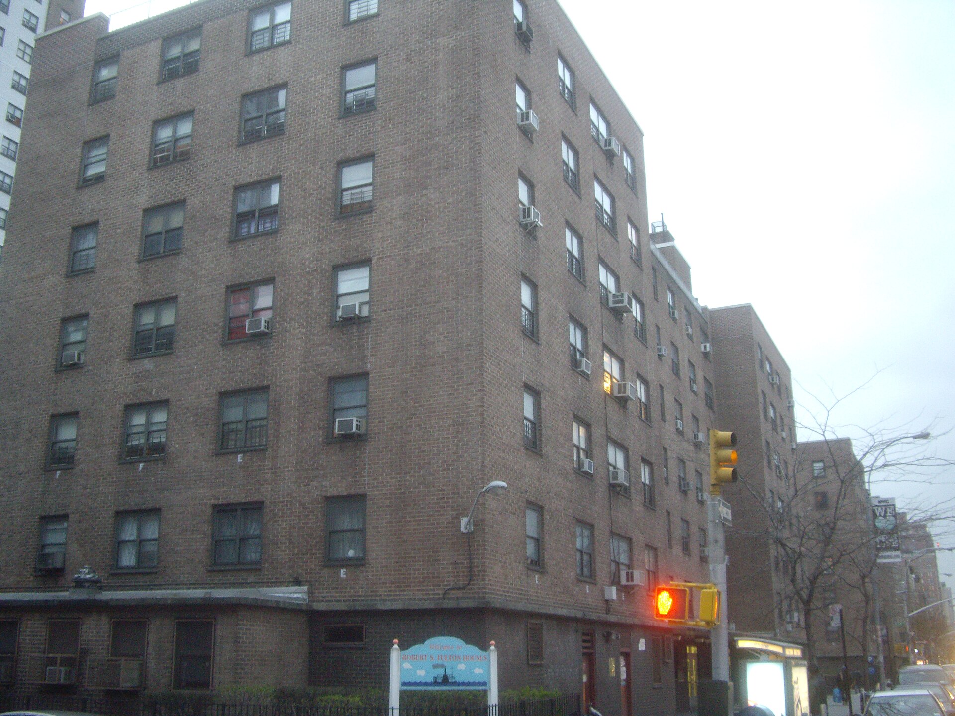 NYCHA Fulton Houses apartment buildings in Chelsea, Manhattan