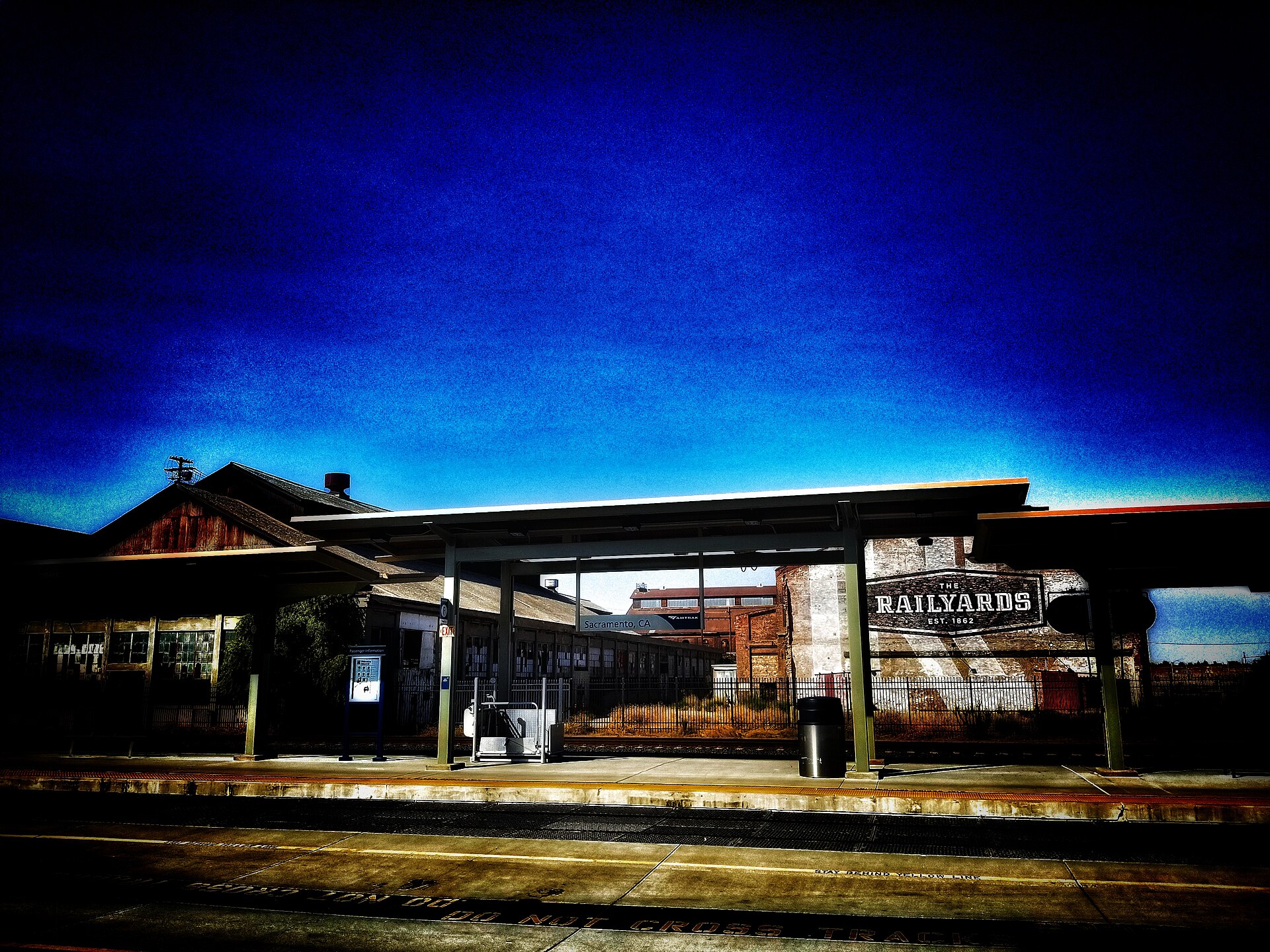 The Sacramento Railyards, the former Southern Pacific maintenance yard where the stadium is being built