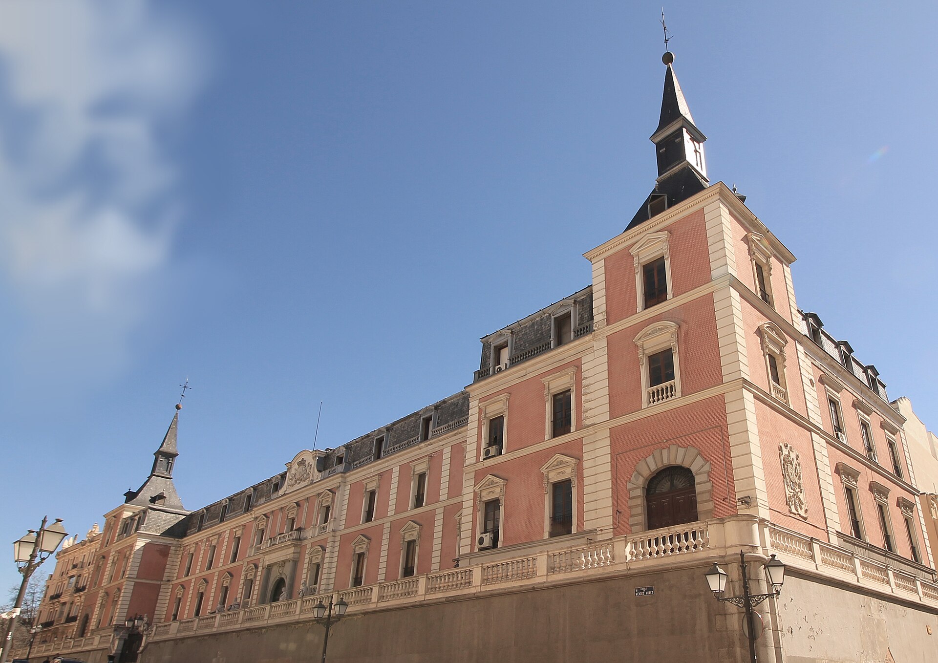 The Salon de Reinos building in Madrid, the last surviving wing of the Buen Retiro Palace