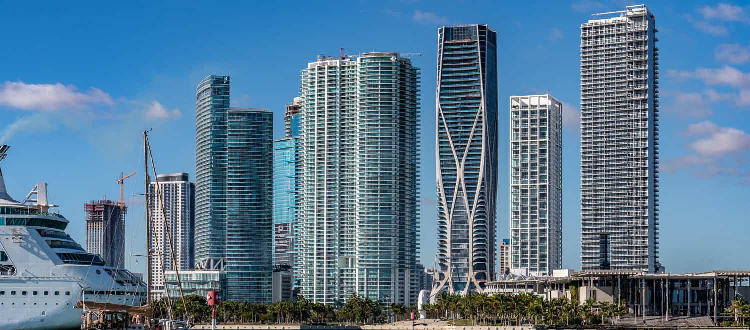 The Park West and Arts and Entertainment District area of Downtown Miami