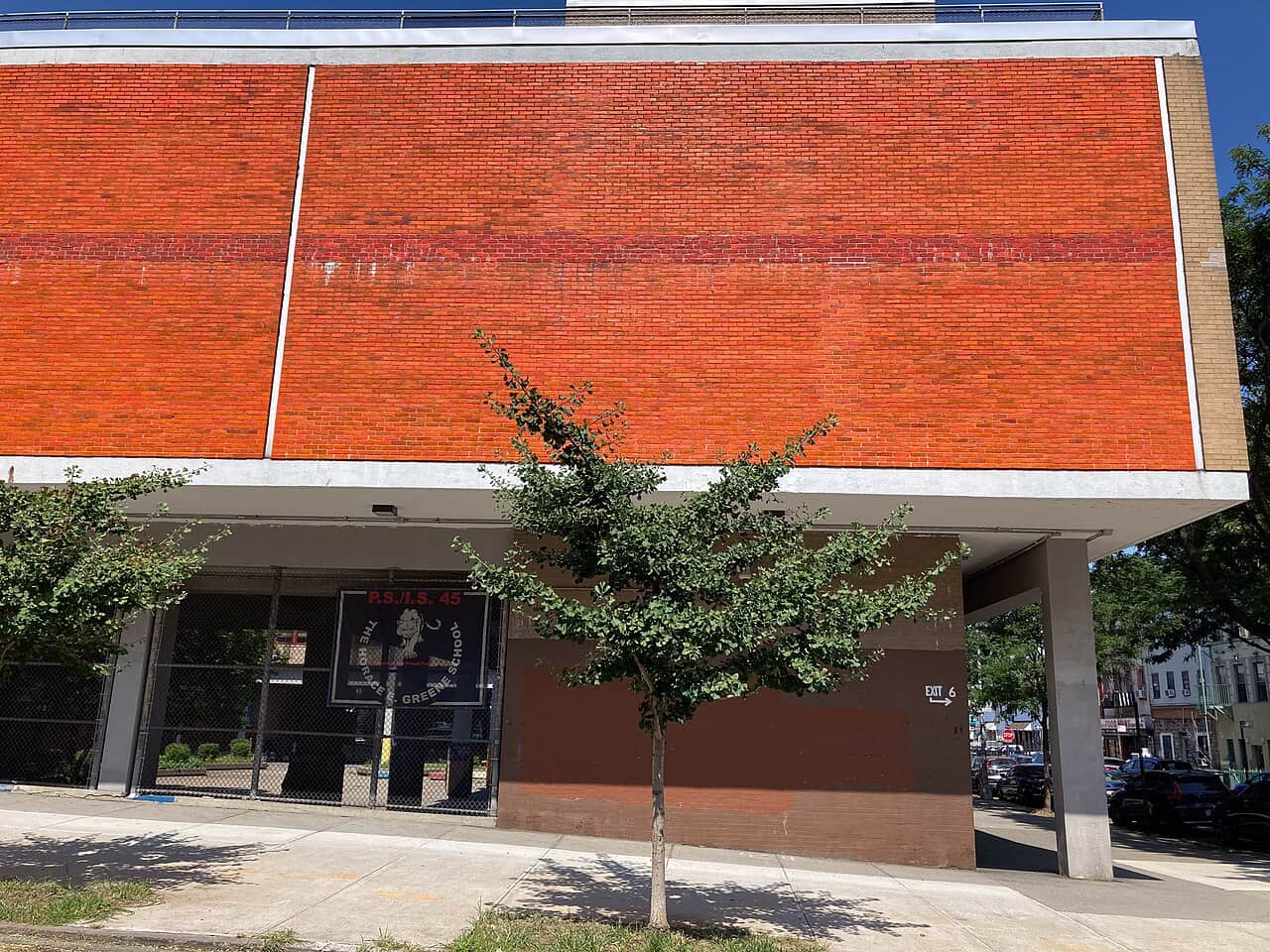 A New York City public school building in Brooklyn