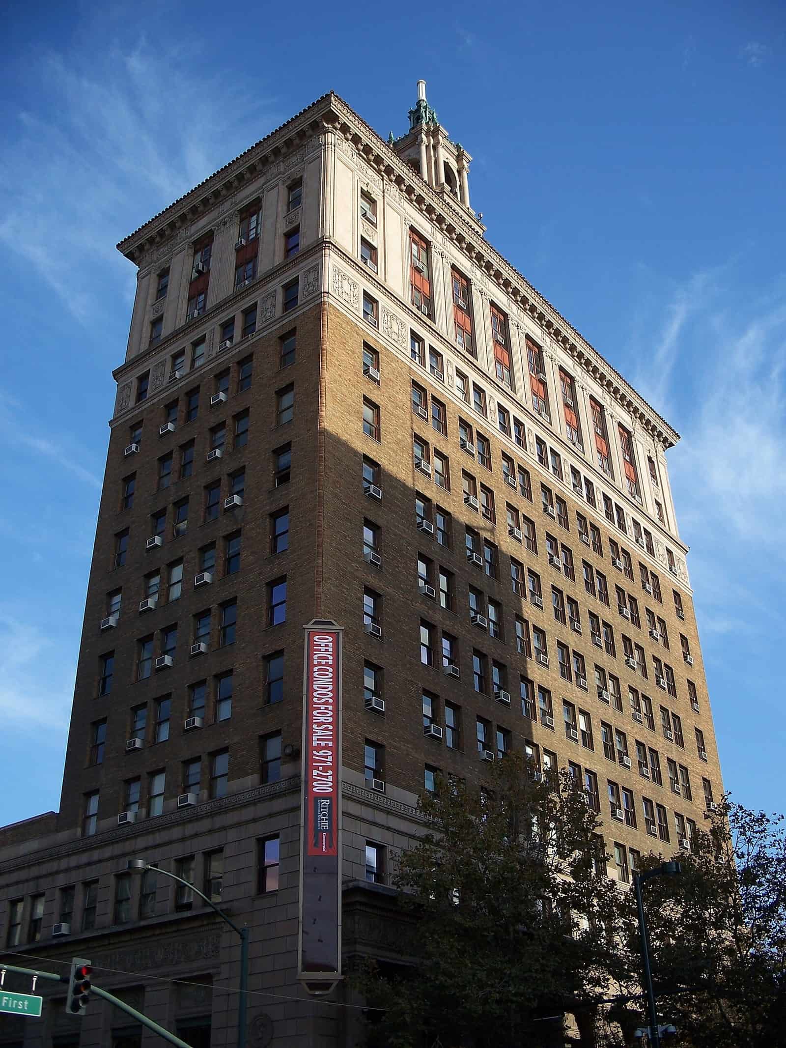 The 1926 Bank of Italy Building on South First Street in downtown San Jose, California