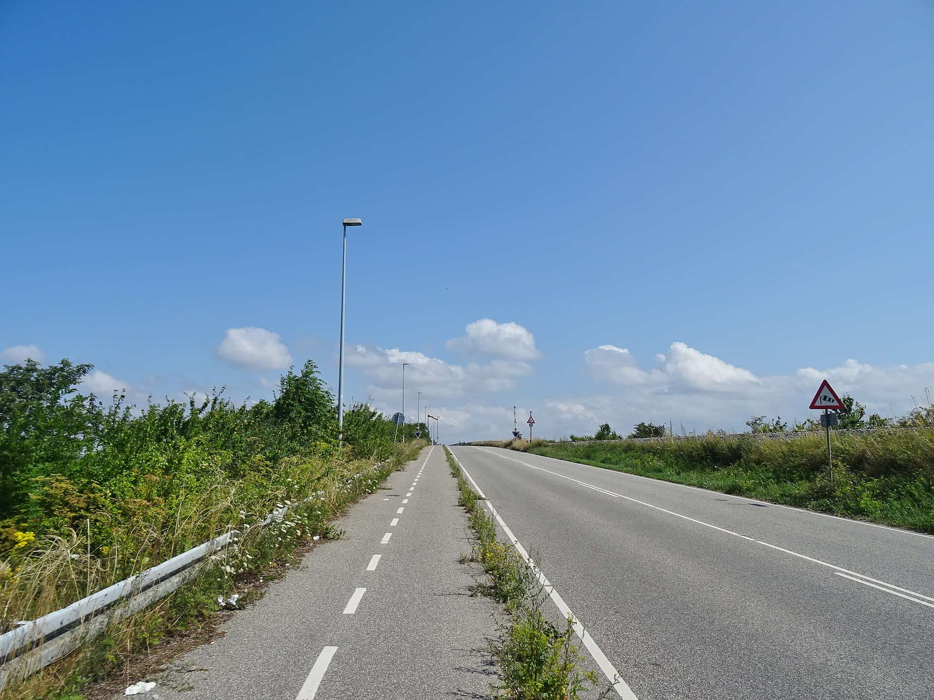 The 1937 Storstrøm Bridge crossing between Masnedø and Falster, Denmark