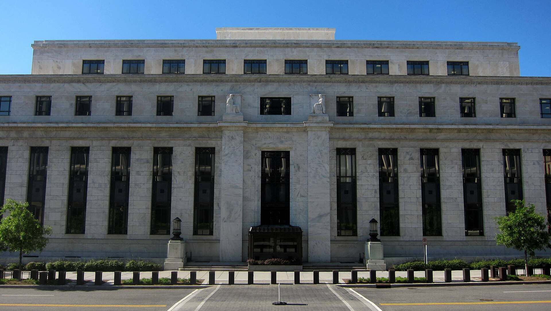 North side of the Marriner S. Eccles Federal Reserve Board Building in Washington, D.C.