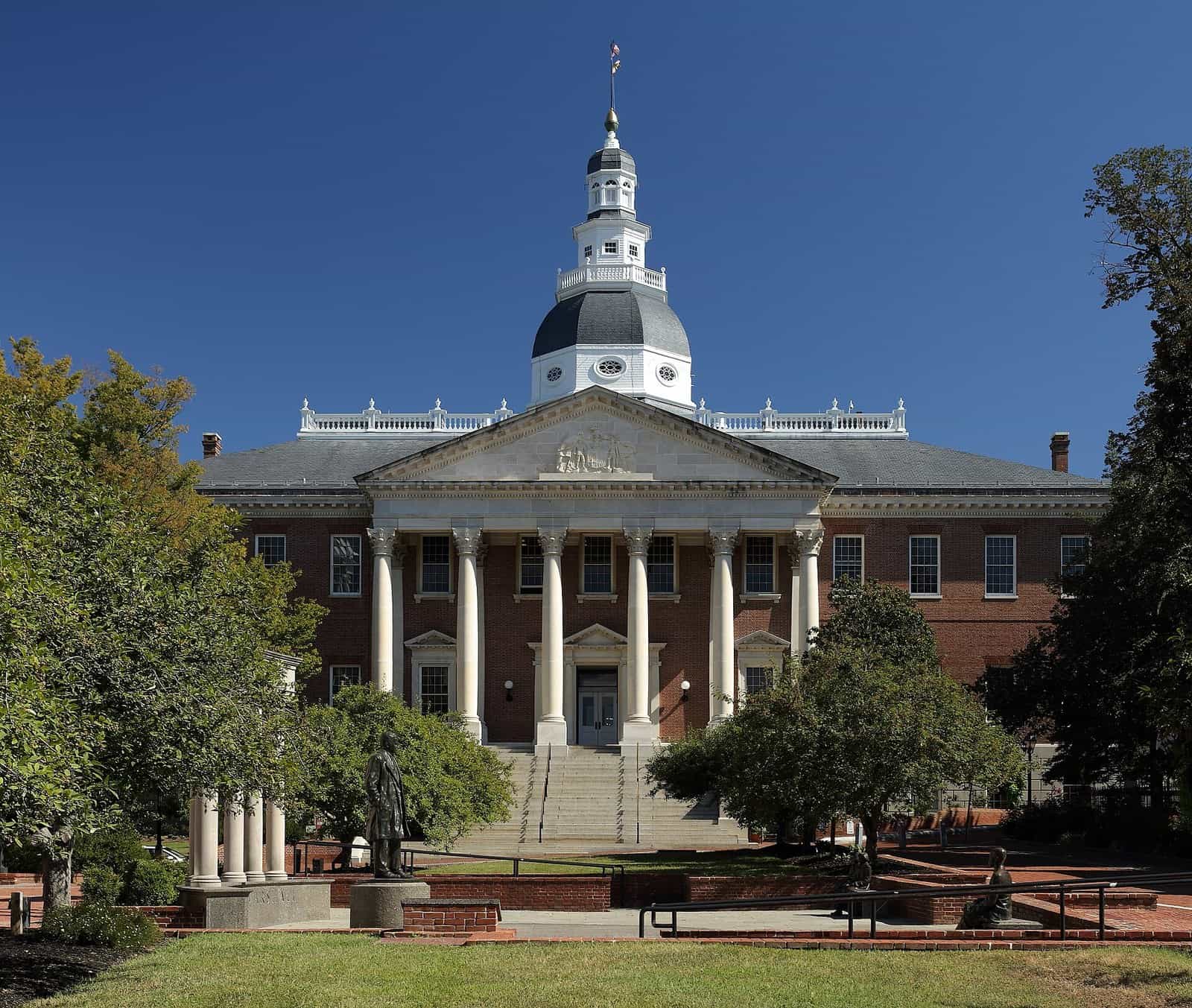 Maryland Opened $103M for Building Electrification and Prices Missing BEPS at $230 a Ton The Maryland State House in Annapolis, seat of the legislature that passed the Climate Solutions Now Act