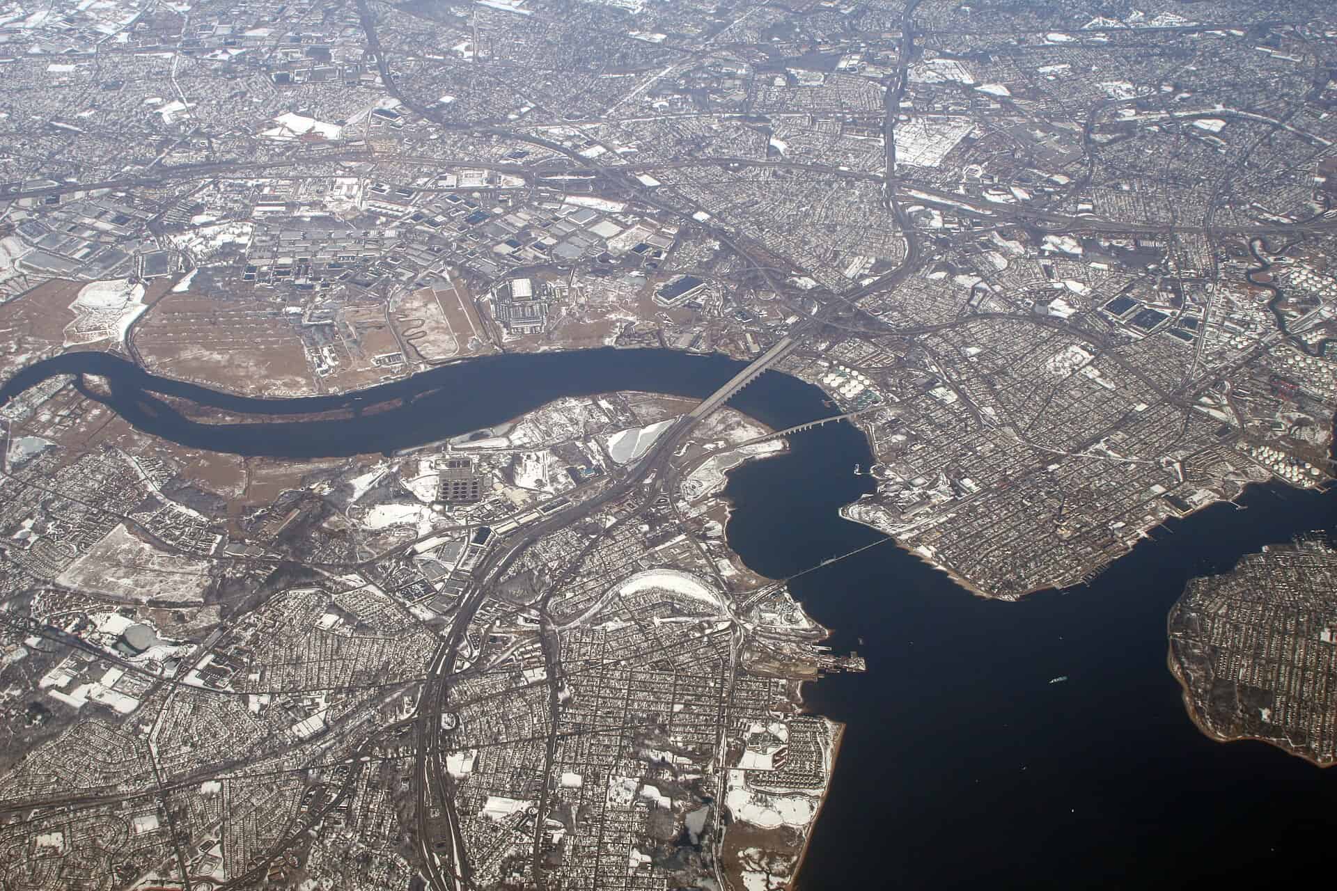 A Federal Court Just Vacated New Jersey's Approval for the Northeast Supply Enhancement Pipeline Aerial view of the mouth of the Raritan River where it enters Raritan Bay in New Jersey
