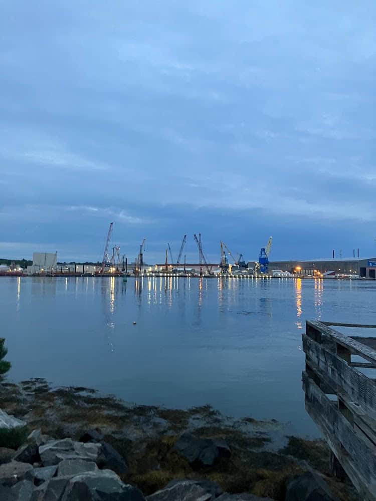 NAVFAC Handed 1080 Constructures $634M to Rewire and Re-Pipe a Working Nuclear Shipyard Portsmouth Naval Shipyard seen across the Piscataqua River from Kittery, Maine