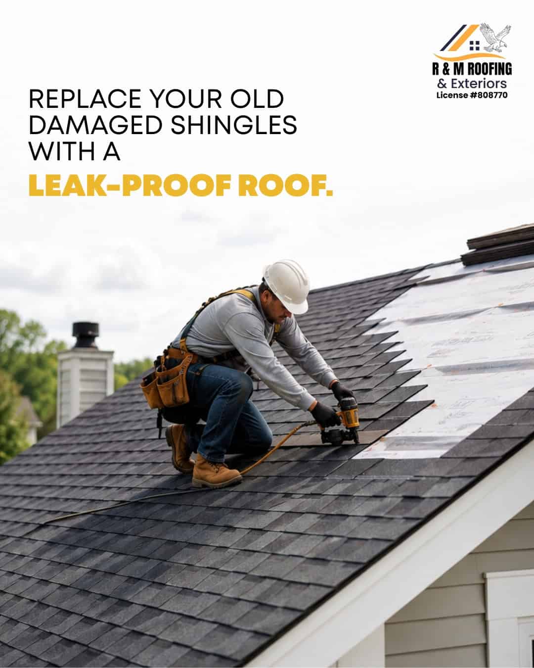 R&M Roofing and Exteriors — Roofing & Waterproofing 